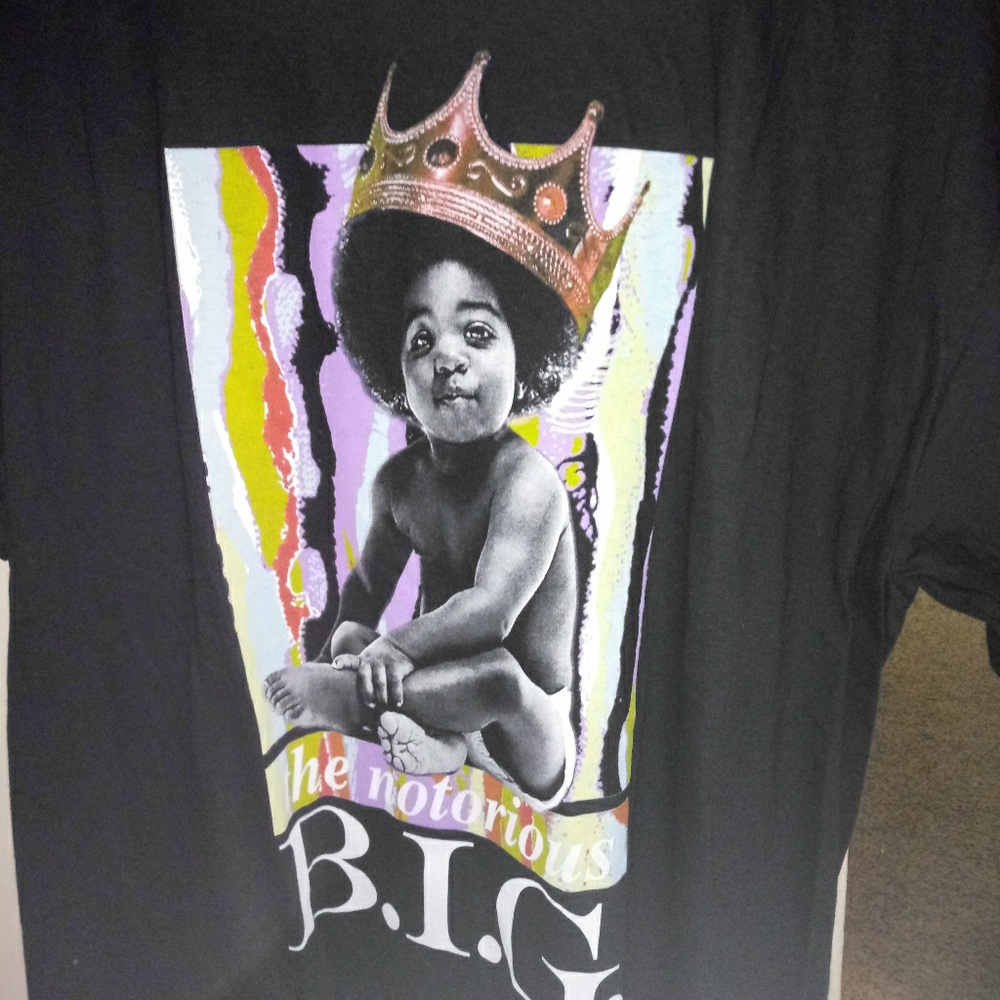 Brand new notorious big black tshirt sz xl